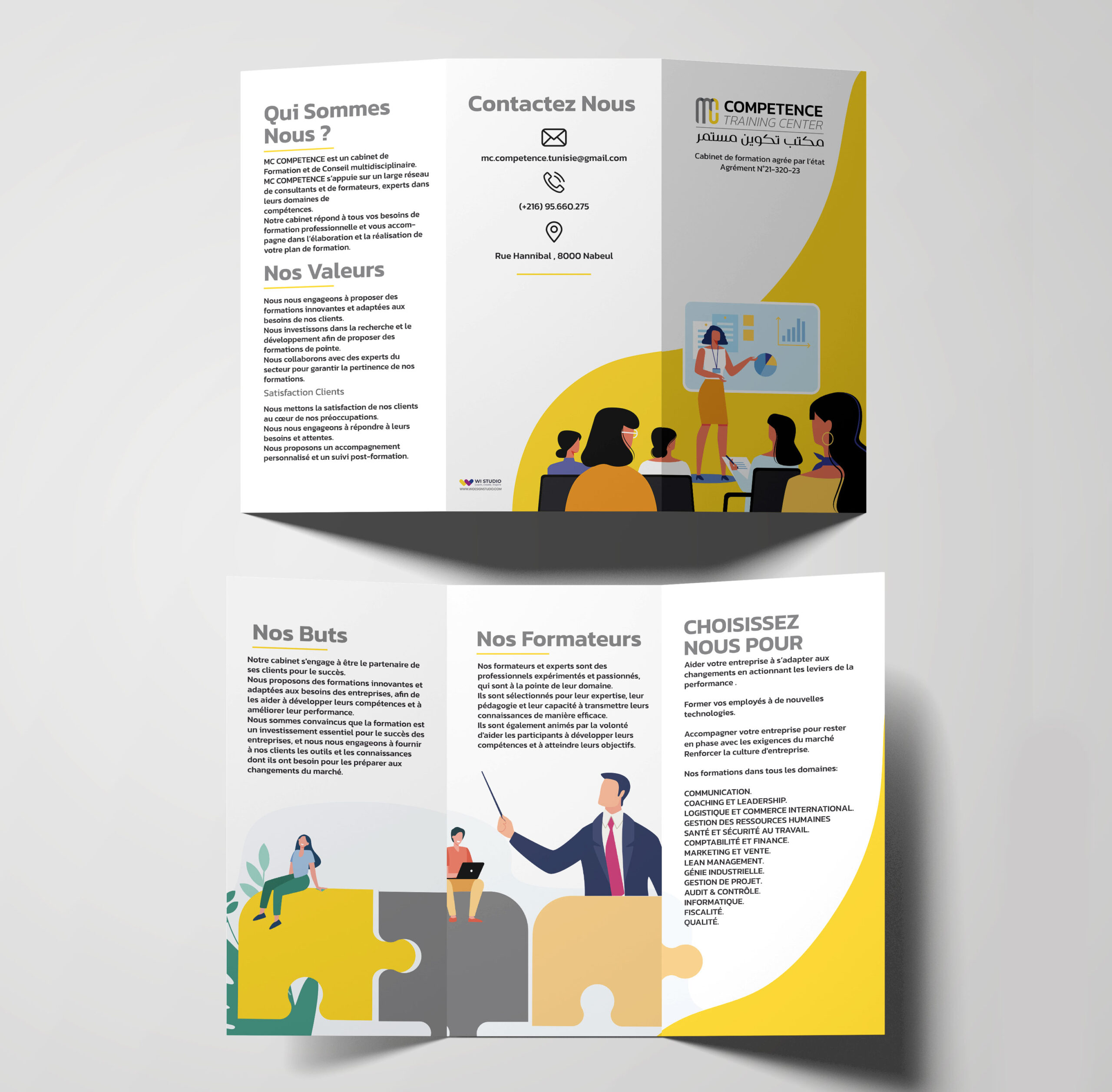 mc competence brochure by wi design studio